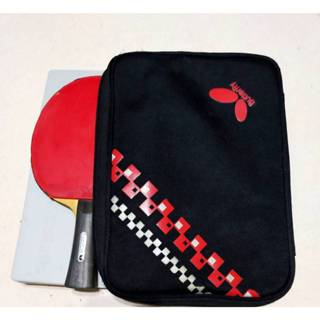 ไม้ปิงปอง Butterfly HADRAW VK  ยางดำแดง Butterfly Tenergy 64, 05 Made in Japan ด้าม FL+case
