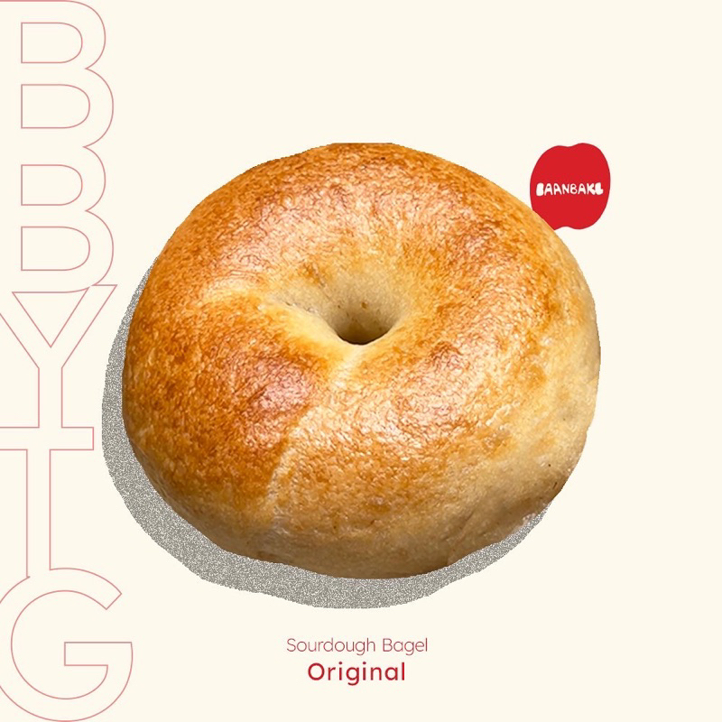 sourdough-bagel-plain-เบเกิลยีสต์ธรรมชาติ-มีราคาขายส่งสำหรับร้านค้า