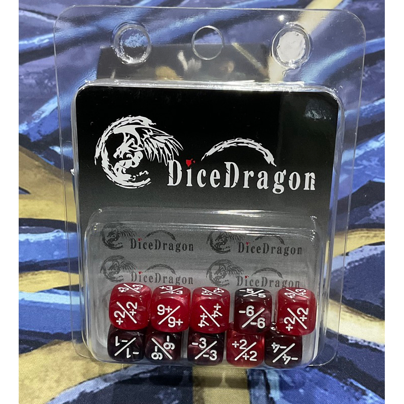 Dice Dragon (Positive / Negative Dice)(10) | Shopee Thailand