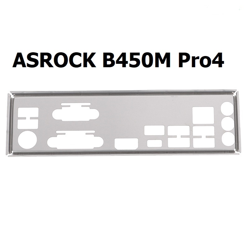 ฝาหลังเมนบอร์ด I/O Shield ASROCK B450M Pro4 | Shopee Thailand
