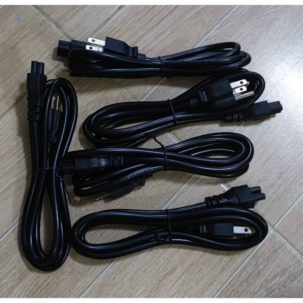 สาย Cable POWER AC for Notebook 3 รู 1 mm ยาว 1.2 m ใช้กับอเดปเตอร์โน๊ต