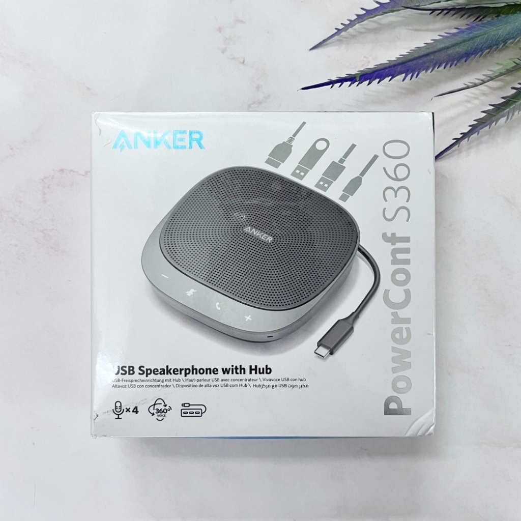 [Anker®] PowerConf S360 USB Speakerphone with Hub Model A3307 สปีกเกอร์