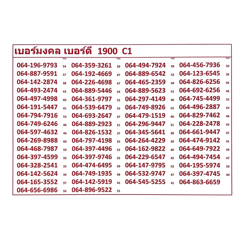 เบอร์มงคล-เบอร์ดี-1900-c1-6-แจ้งเบอร์ที่ต้องการทางแชท-แอดมินเพิ่มเบอร์ให้ค่ะ-ซิมทรูระบบเติมเงินเปลี่ยนเป็นรายเดือนได้