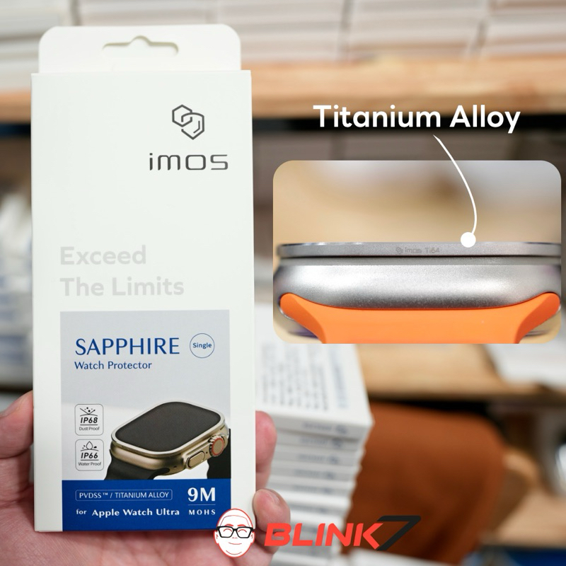 ฟิล์มกระจก iMos Watch Protector For Apple Watch Ultra 1 & 2 Shopee Thailand