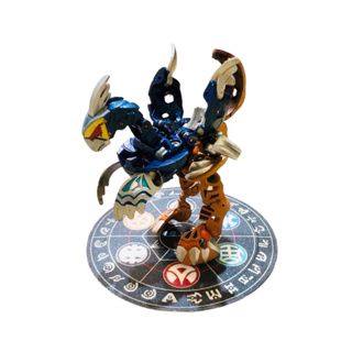 Bakugan Betakor Blue Aquos Radizen and  Subterra Roxtor BakuFusion ( Custom Painted As Anime )  #บาคุกัน