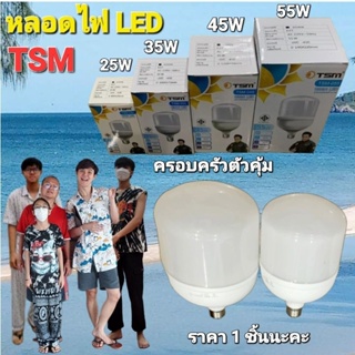 cholly.shop หลอดไฟ LED ทรงกระบอก TSM หลอดไฟ LED ขั้ว E27 หลอด LED Bulb LightWatts.