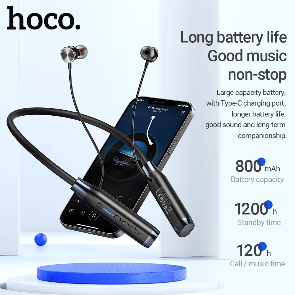 Hoco ES62 Wireless Earphones หูฟังไร้สาย หูฟังบลูทูธสำหรับออกกำลังกาย ...