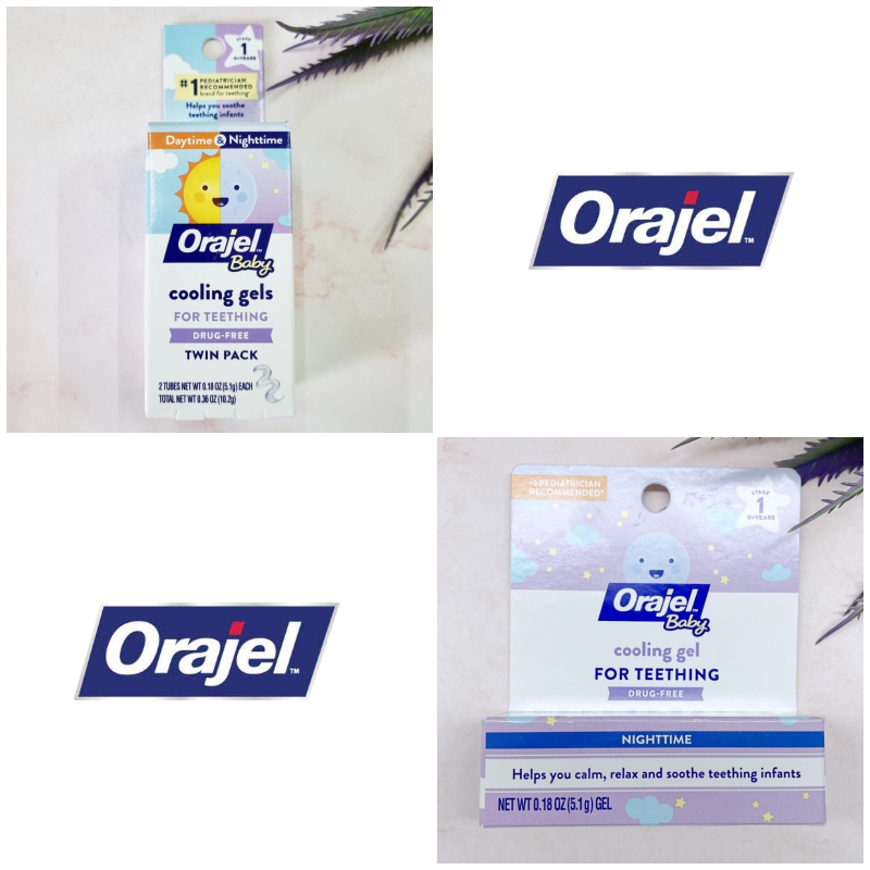 [Orajel®] Baby Daytime & Nighttime Cooling Gels for Teething 5.1 g เจล