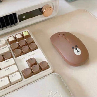 SALLY &amp; BROWN Silent Wireless Mouse ไวเลสเม้าส์แซลลี่ ไร้เสียง ไร้สาย