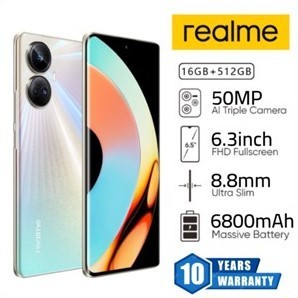 Realme 10 Pro Smartphone  Cellphone 16GB+512GB Multi-Memory Limited Edition Mobile Phone
