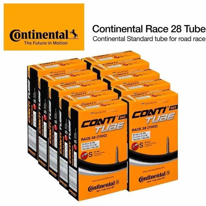 Continental Race 28 Fahrradschläuche Presta-Ventil - 2er Set Für Rennräder 700x25-32c