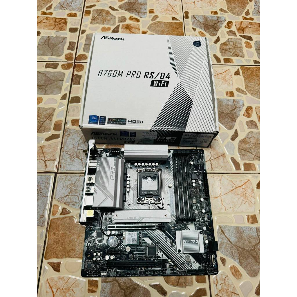 ขายเมนบอร์ดมือสอง ASROCK B760M PRO RS/D4 WIFI (DDR4) (SOCKET LGA 1700 ...