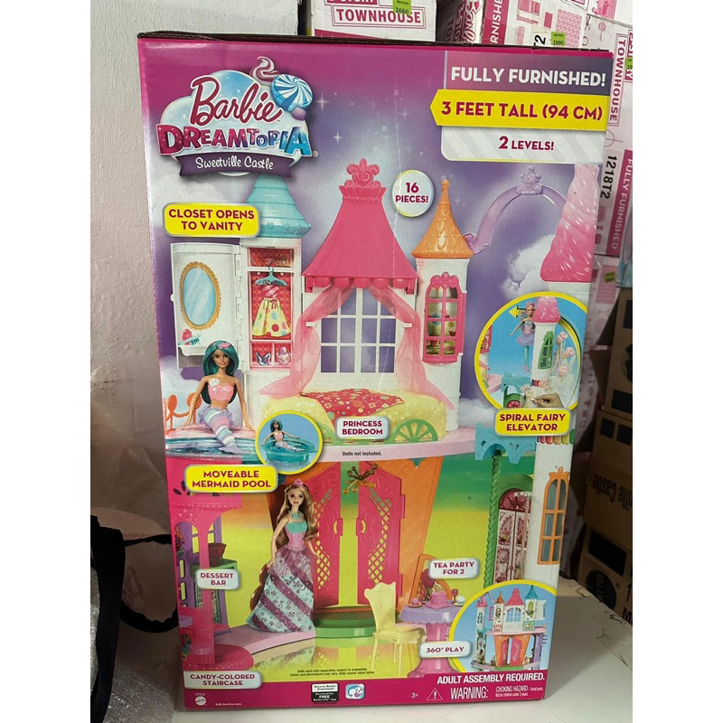 Barbie dreamtopia sweetville castle hotsell