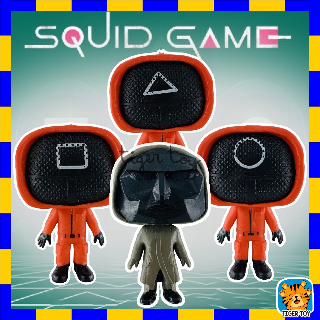 💥พร้อมส่งในไทย💥 โมเดลสควิดเกม Squids games โมเดล ตุ๊กตา มินิSquid Game ...