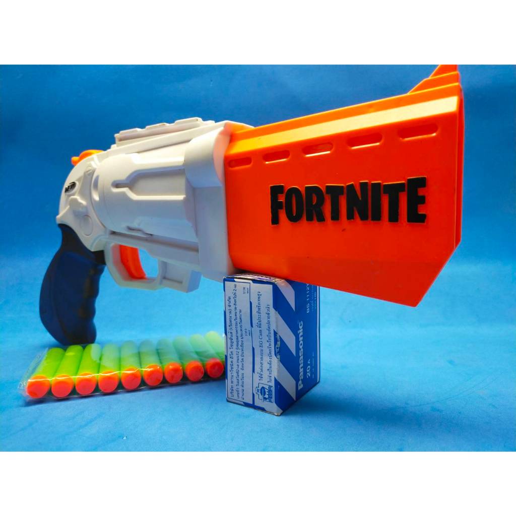 ปืนnerf-mega-fortnite-elite-rebelle-x-shot-ปืนnerf-ปืนกระสุนโฟม-ของเล่น-ปืนเนิร์ฟ-ของแท้-ราคาถูก-มือสอง