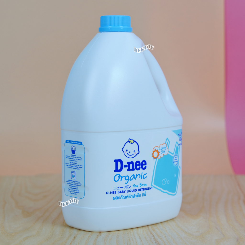 d-nee-ดีนี่-น้ำยาซักผ้าเด็กดีนี่-แกนลอน-lovely-sky-สีฟ้า-2800-มล