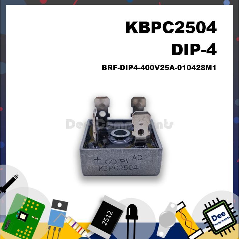 SOLID STATE KBPC2504 Bridge Rectifier KBPC Series Single Phase 400V 25A