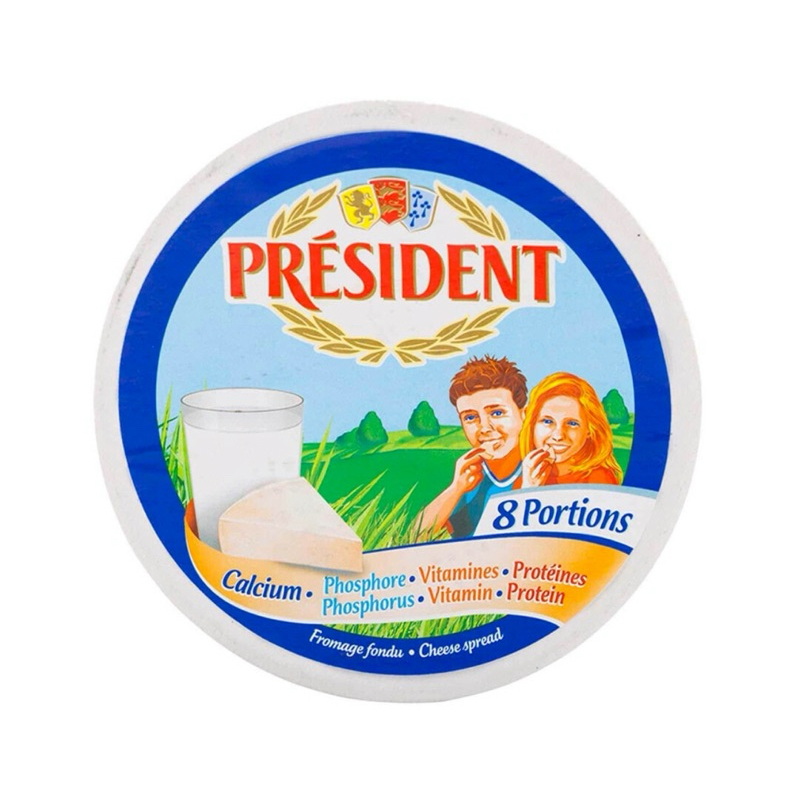 President Processed Triangle Cheese 120g ++ เพรซิเดนท์ ชีสสามเหลี่ยม ...