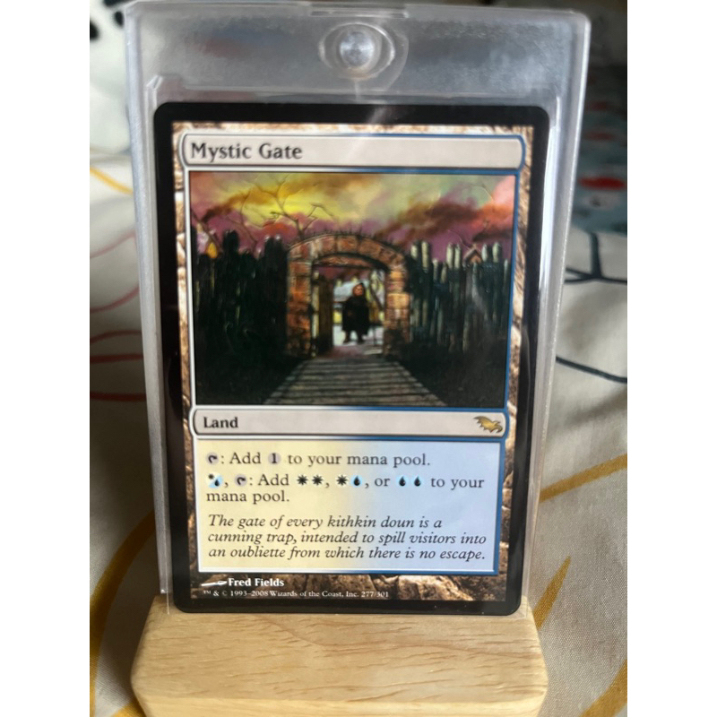 การ์ด MTG Mystic Gate Land Magic the gathering EDH รุ่น SHM สภาพ Nm