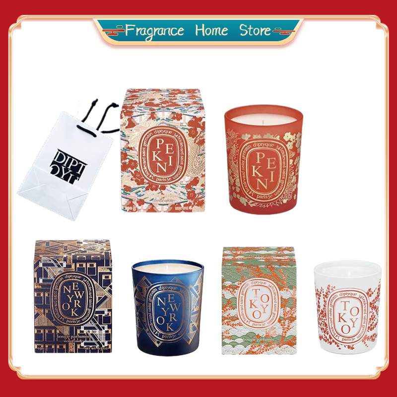 💯ของแท้💯 Diptyque PEKIN & TOKYO & NEWYORK Scented Candle 190g เทียนหอม
