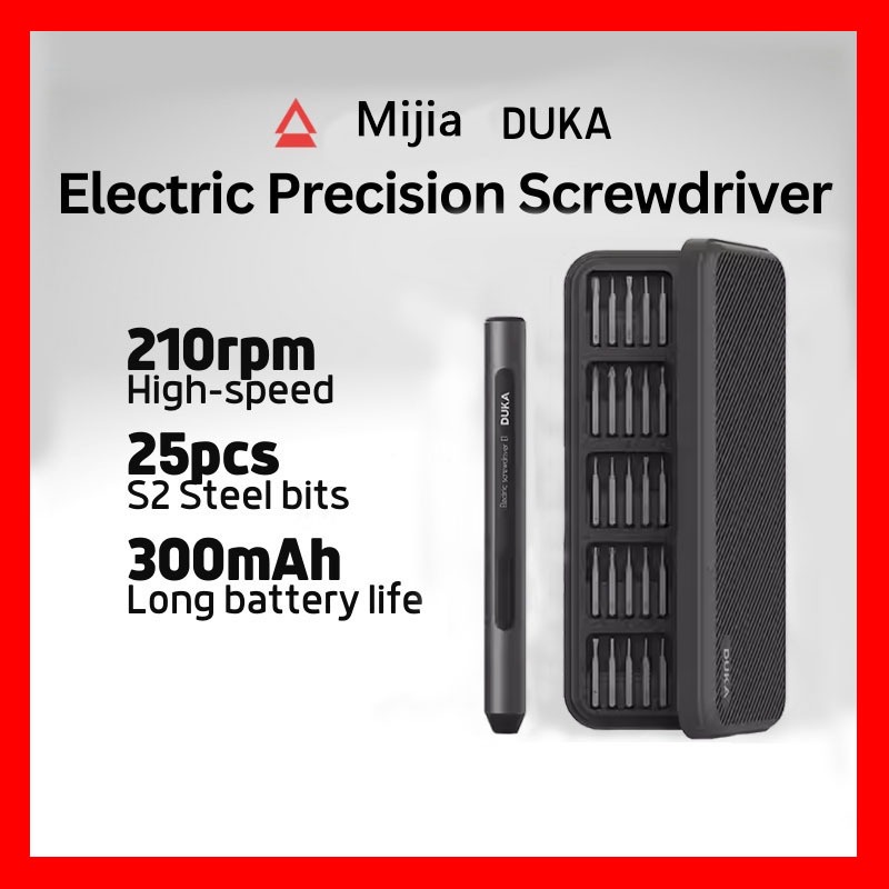 DUKA Electric Screwdriver Kit Precision ไขควงไฟฟ้า ชุดไขควง 3.7v 25-in ...