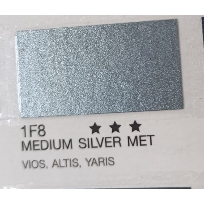 สีพ่นรถยนต์ 2k TOYOTA 1F8 MEDIL SILVER METมี 3 ขนาด ทั้งแบบสเปรย์และแบบ ...