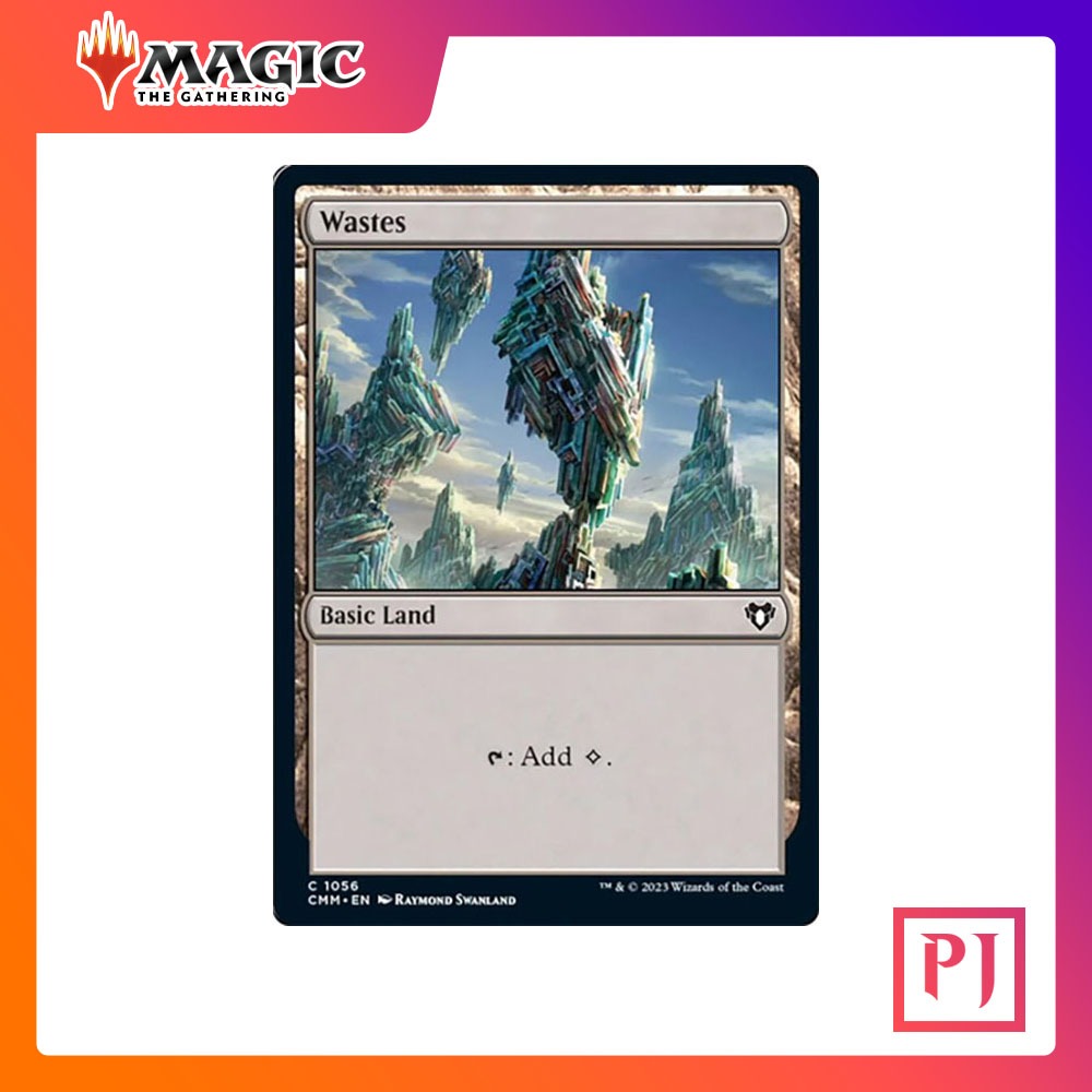 [MTG] Wastes (1056) [CMM] [LAND] [NORMAL] [ENG] (การ์ดเมจิค / Magic the Gathering