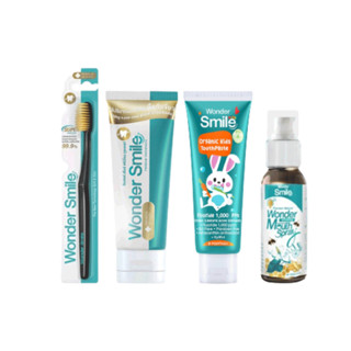 2.2ลด 300 โค้ด 15DD22 Wonder Smile วันเดอร์สไมล์ ผลิตภัณฑ์ดูแลช่องปาก ฟันผุ กลิ่นปาก ฟันเหลือง