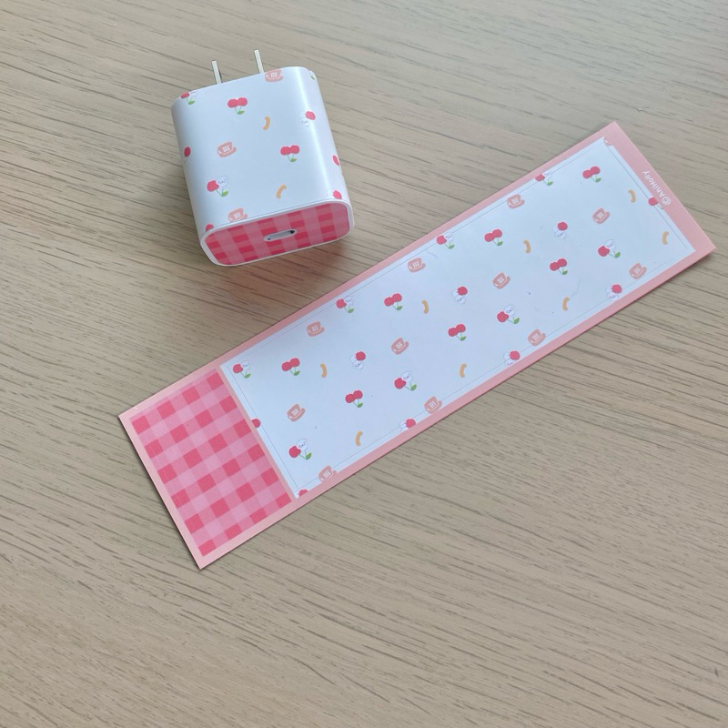Charger sticker Cherry Bun | Shopee Thailand