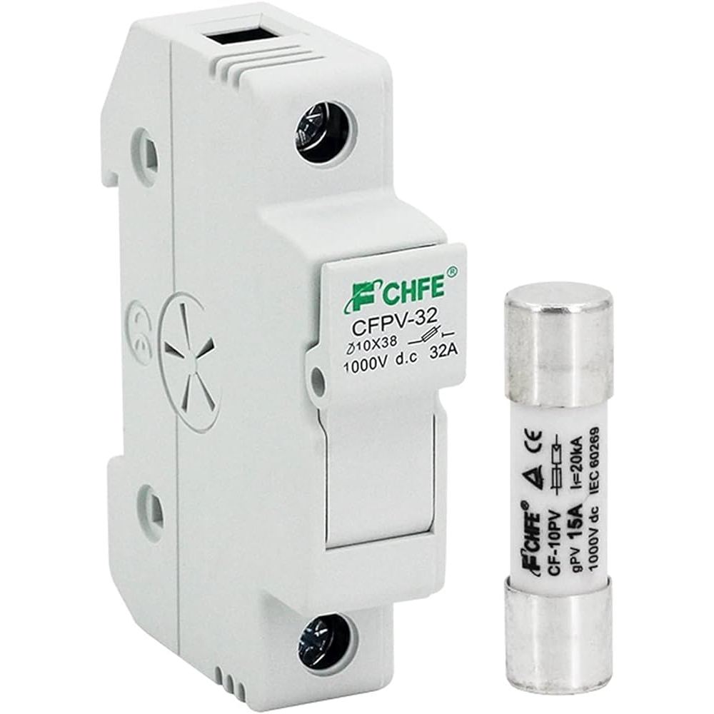 DC Fuse กล่องฟิวส์พร้อมลูกฟิวส์ 1000V 32A สำหรับโซล่าร์เซลล์ | Shopee ...