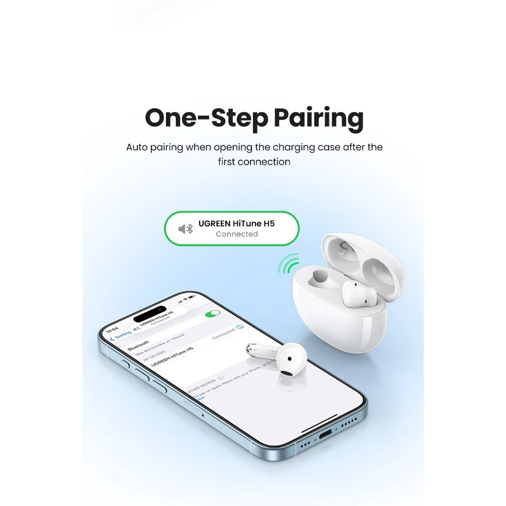 UGREEN HiTune H5 รุ่น 15612 True Wireless Earbuds Bluetooth 5.3 หูฟังไร้สาย กันน้ำ IPX 5