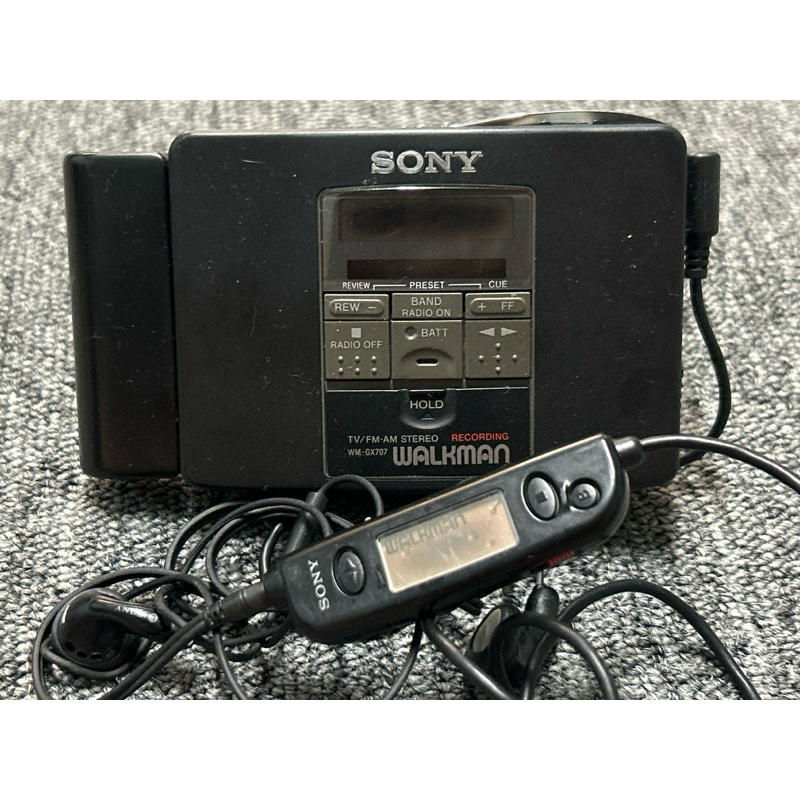 ジャンク SONY WM-GX707 WALKMAN カセットプレーヤー - ポータブル 