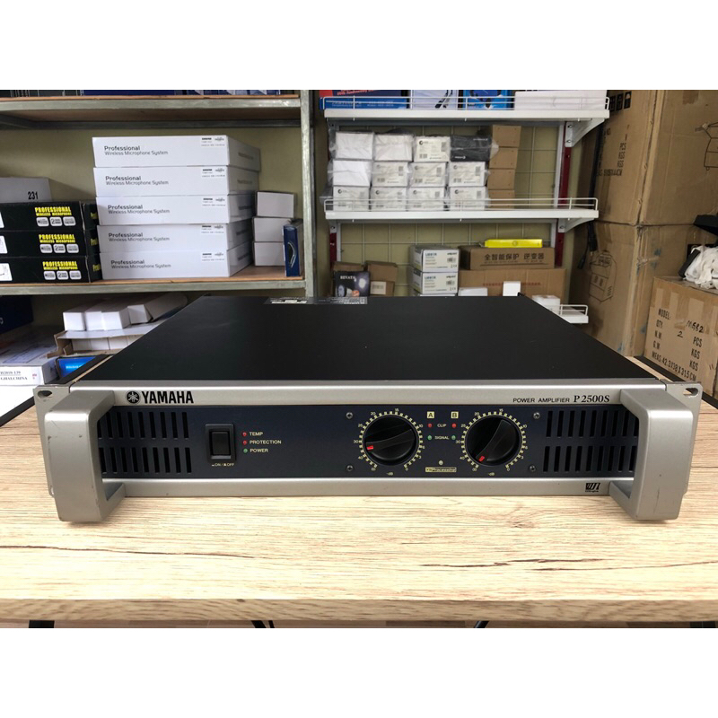 เครื่องขยายเสียง power amp yamaha p2500s มือสอง Shopee Thailand