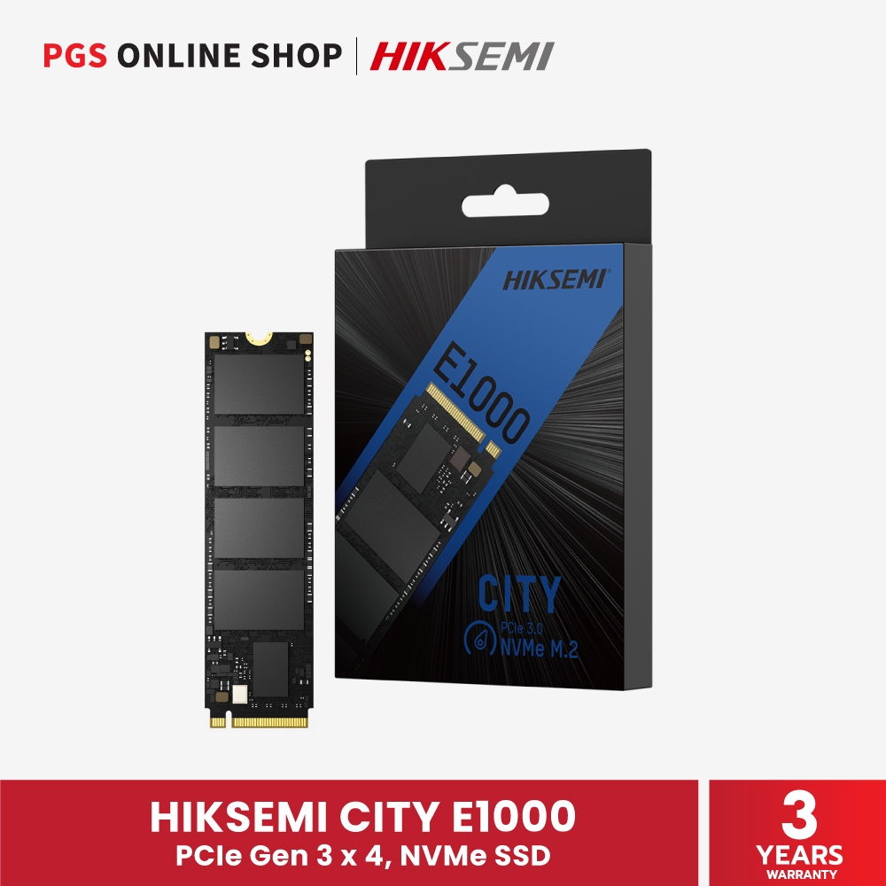 Disque SSD - HIKSEMI E1000 1To - NVMe M.2 Gen3x4 PCIexpress