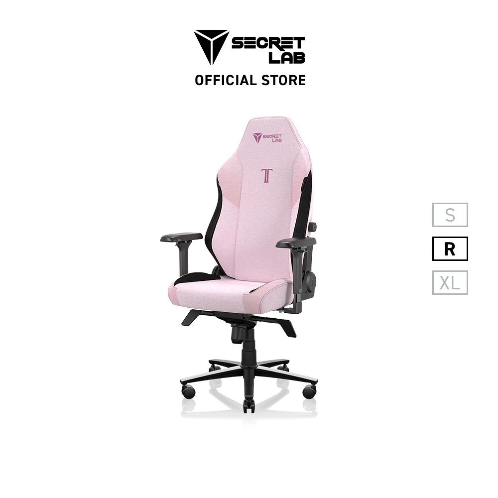 Secretlab รุ่น TITAN Evo เบาะผ้า SoftWeave Plus สีชมพูอ่อน (Plush Pink) เก้าอี้สีชมพู เก้าอี้เกมมิ่งเพื่อสุขภาพ Ergonomic Gaming Chair นุ่มสบาย ตามหลักสรีระศาสตร์