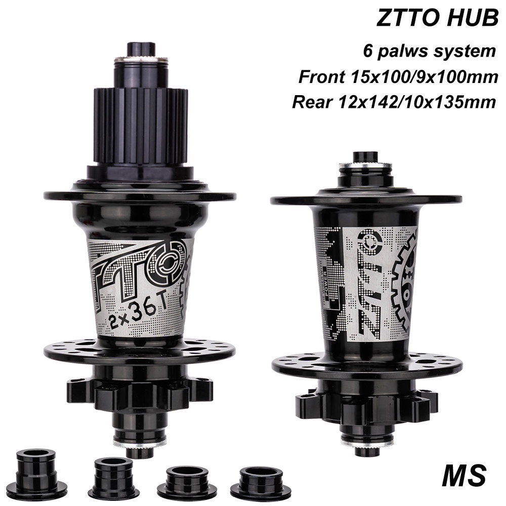 ดุมดิสเสือภูเขา ZITTO รุ่น DR290 32รู 12สปีด เฟือง Shimano Micro spline ...