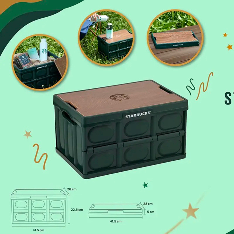 พร้อมส่ง ซื้อผ่านวีดีโอ มีโค้ดลด Starbucks Rewards Camping Box สตา