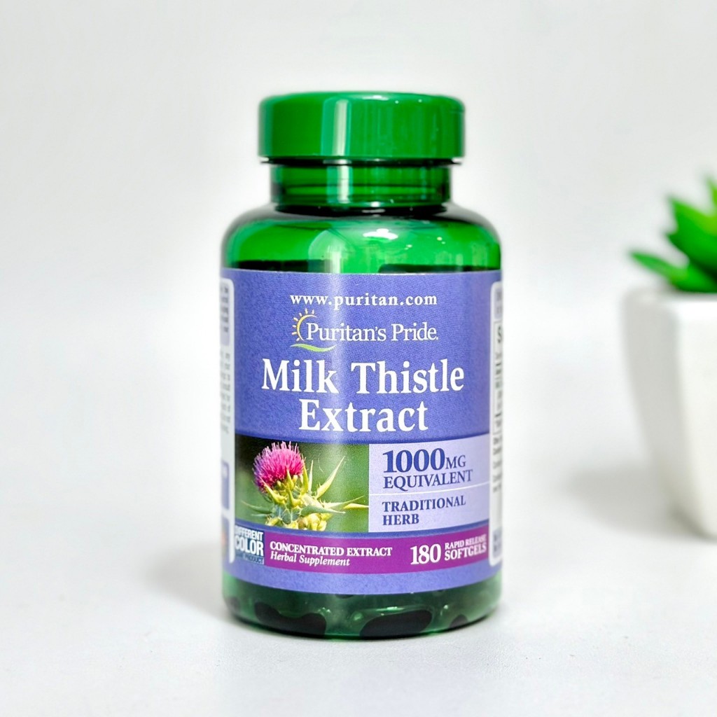 Puritan�s Pride Milk Thistle Extract 1000 mg (Silymarin)/ 90  Softgels/180�Ϳ��