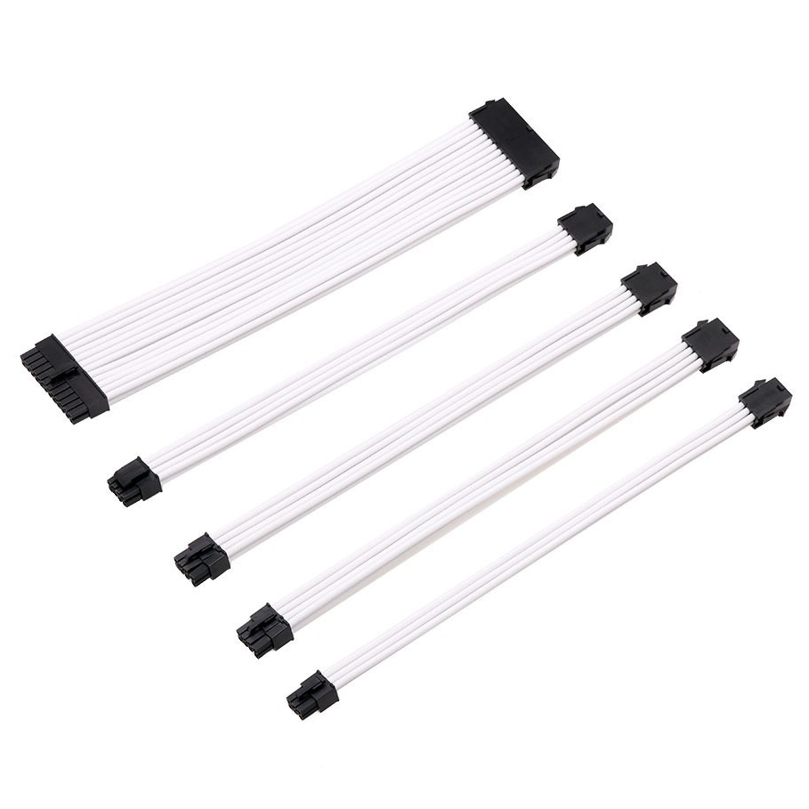 สายถัก สายต่อ Power Supply M/B 24pin, CPU 8pin (4+4), PCIe 8pin (6+2