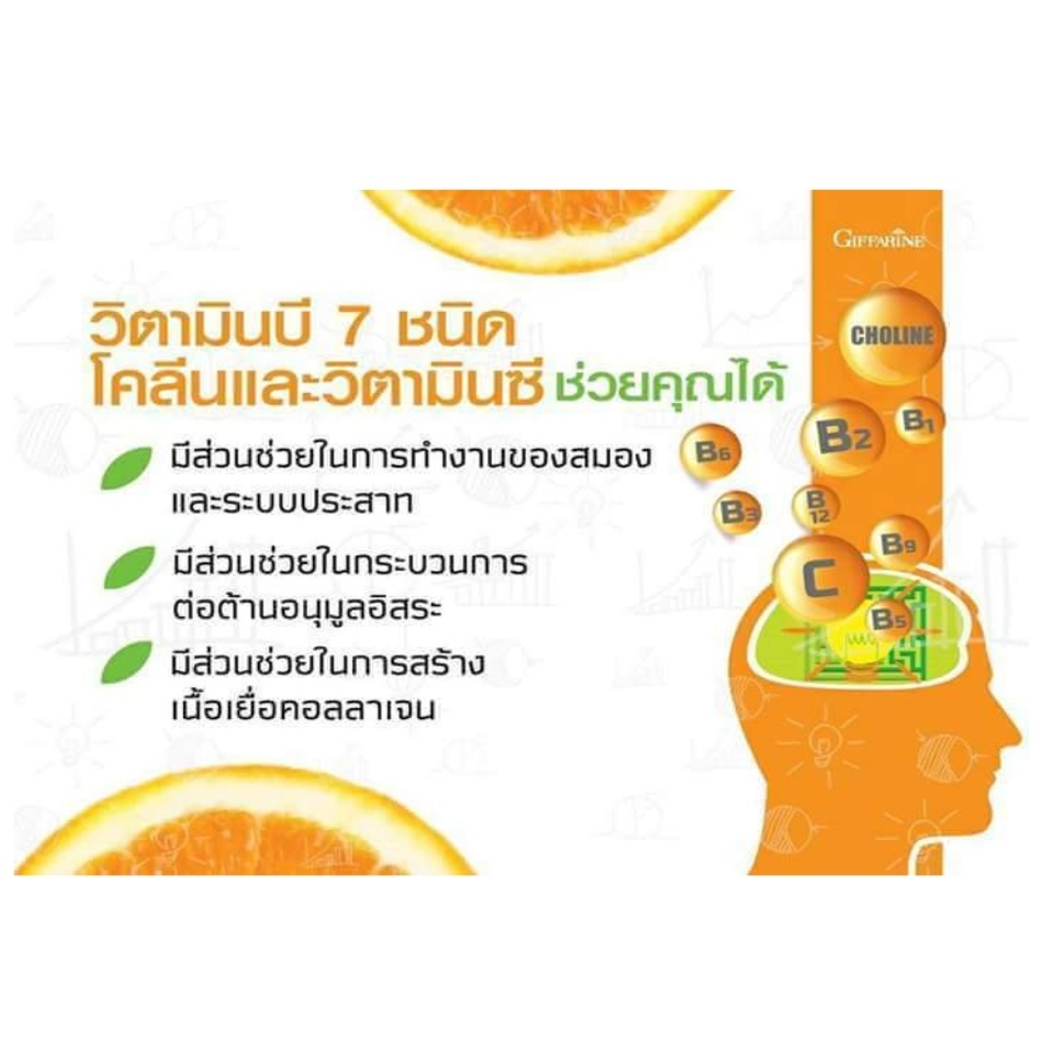 วิตามินซีเด็ก กิฟฟารีน Vitamin C วิตามินซี 7BC ต้านหวัด ภูมิแพ้ เพิ่ม ...
