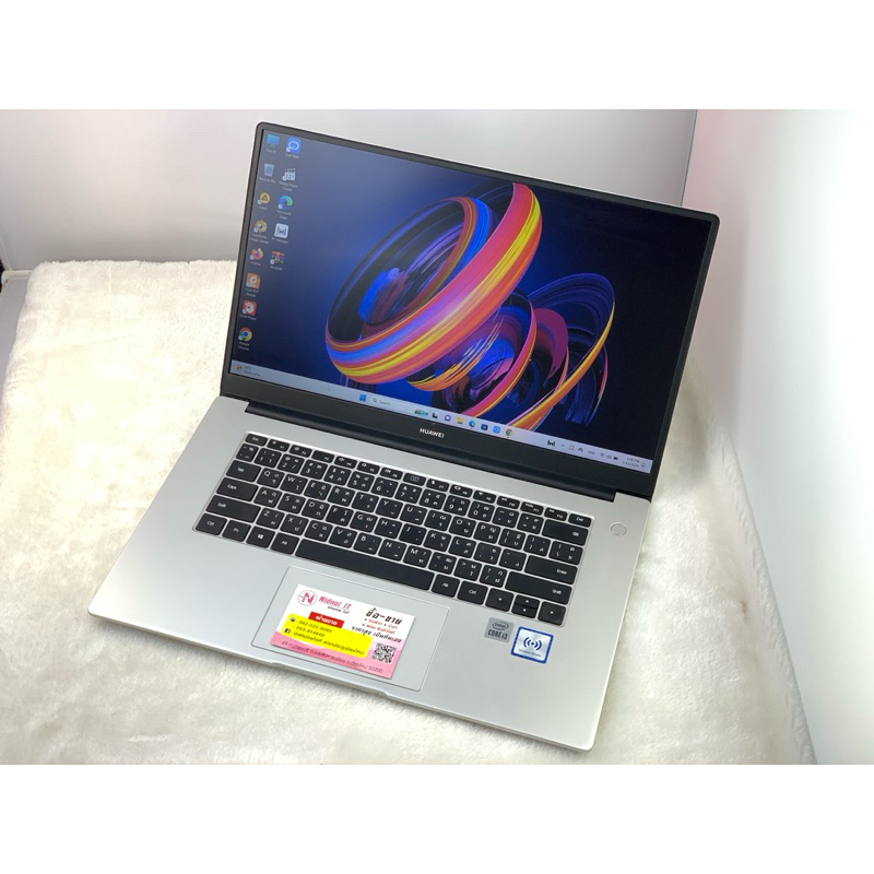 Huawei MateBook บอดี้ Aluminum หรู CPU Gen 10 จอใหญ่ ทัชแพดใหญ่ D15 BoB ...