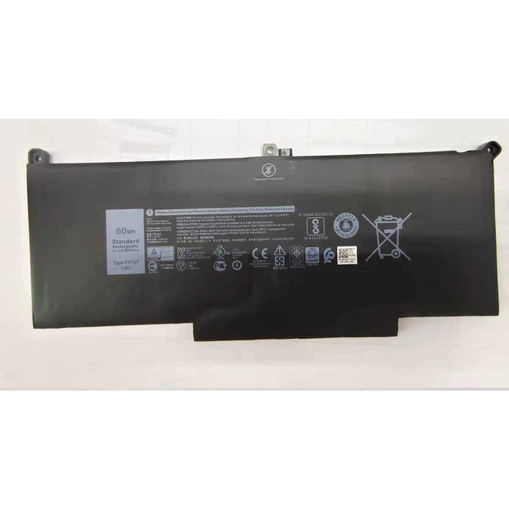Batteria Per Dell Latitude 7280 7380 7480 - Sostituta 60Wh 7.6V, Modello F3YGT, 4 Celle - Foto 9