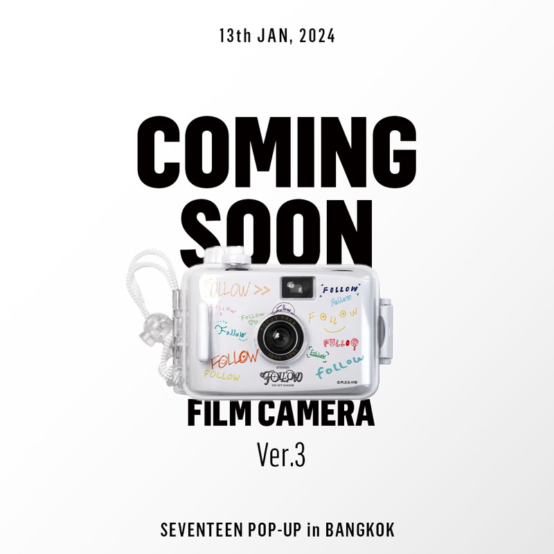 📢❗️ลดเพิ่ม 100 บาท❗️SEVENTEEN FILM TOY CAMERA กล้องเซเว่นทีน