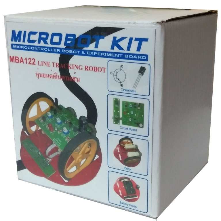 MICROBOT KIT MB122 วงจรหุ่นยนต์เดินตามเส้น | Shopee Thailand