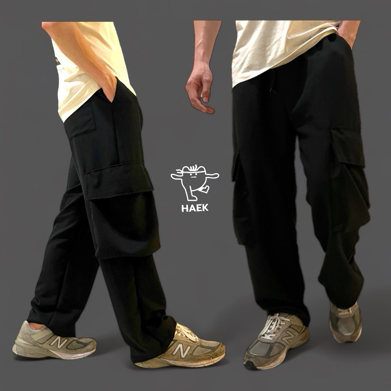 Acetate Jacquard Cargo Pants