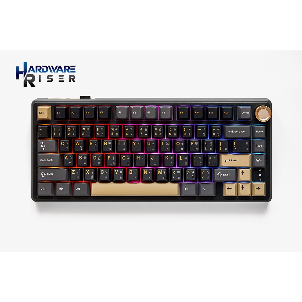 [โค้ดคุ้ม 20%] Royal Kludge RK R75 RGB - คีย์บอร์ดขนาด 75% คีย์บอร์ดไร้ ...