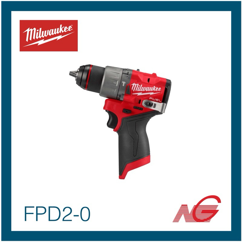 MILWAUKEE มิววอคกี้ สว่านกระแทกไร้สาย M12 FUEL Hammer Drill Gen 3 M12