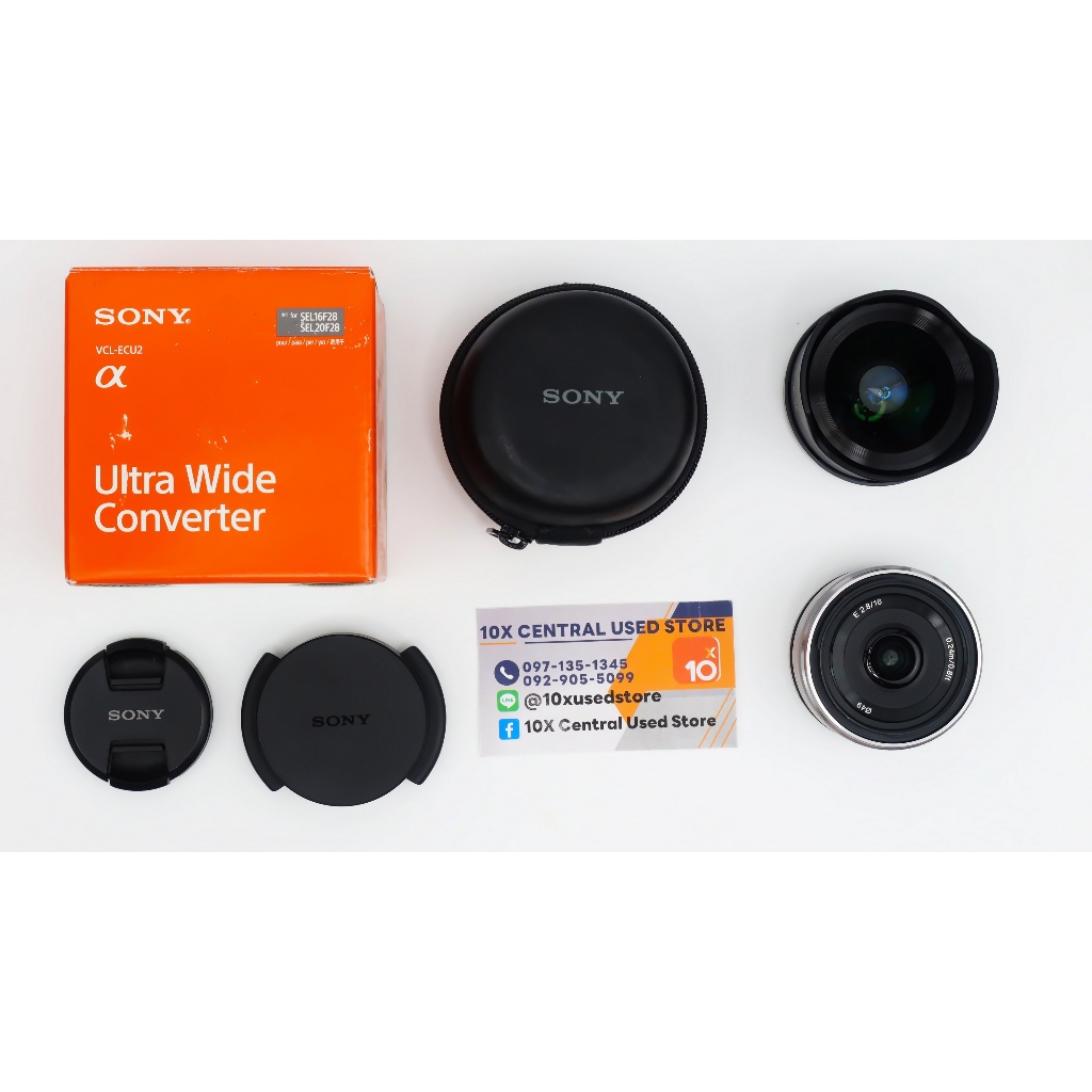 SONY - SONYレンズ SEL16F28+ワイド&amp;フィッシュアイコンバーター3点セット SONYレンズ SEL16F28+ワイド&フィッシュアイコンバーター3点セット