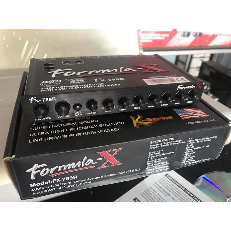 2900บาท 7แบนด์ Formula -x รุ่น FX-789R ปรับแต่งเสียง สินค้าใหม่ ...