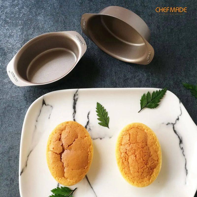 พิมพ์ชีสเค้กวงรี 4” 8” Cheese cake pan เคลือบผิว nonstick Chafmade